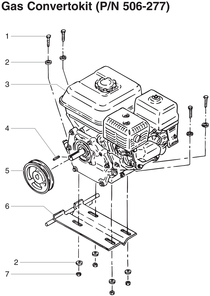 PowrTwin 12000XLT DI Gas Convertokit